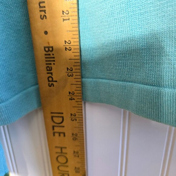 Y2K Silk Blend Large Coastal Grandma Embellished Top Deadstock Holiday - Picture 9 of 9